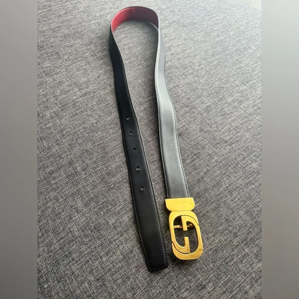 GUCCI REVERSIBLE LEATHER BELT